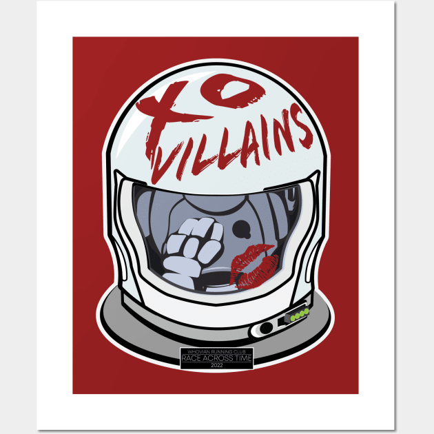 XO Villains Wall Art by Fanthropy Running Clubs